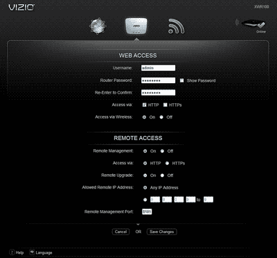 Router Auto Login Screen